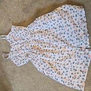 LC Waikiki Spaghetti Strap Button Down Summer Dress for a Girl (9-10 years old)